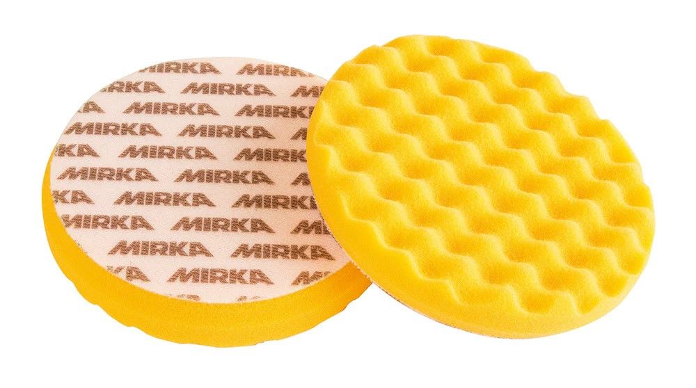 POLİSAJ PEDİ 150mm WAFFLE SARI 2'li Paket